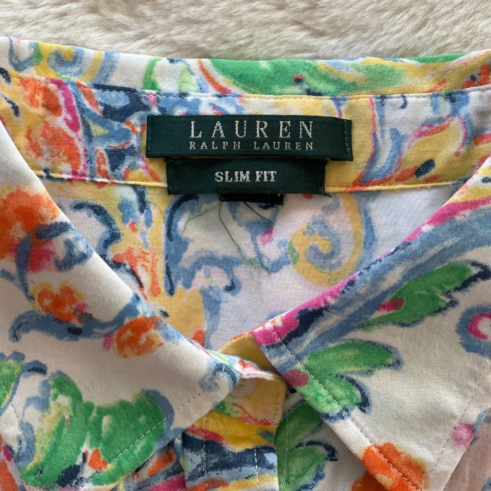 Floral Slim-Fit Button-Up - Picture 6 of 7